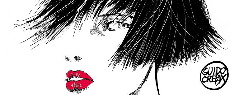 "Valentina" by Guido Crepax rivive con la collezione più glamour di Caramica Del Conca, caratterizzata dal classico bianco e nero e disponibile in due decori. Il primo, 50x20 cm da posare in verticale, dominato dalla splendida fisicità del personaggio, e il secondo, 20x50 cm da posare in orizzontale, dove lampi di rosso rimandano alla cura dell'autore per il dettaglio. 2017.