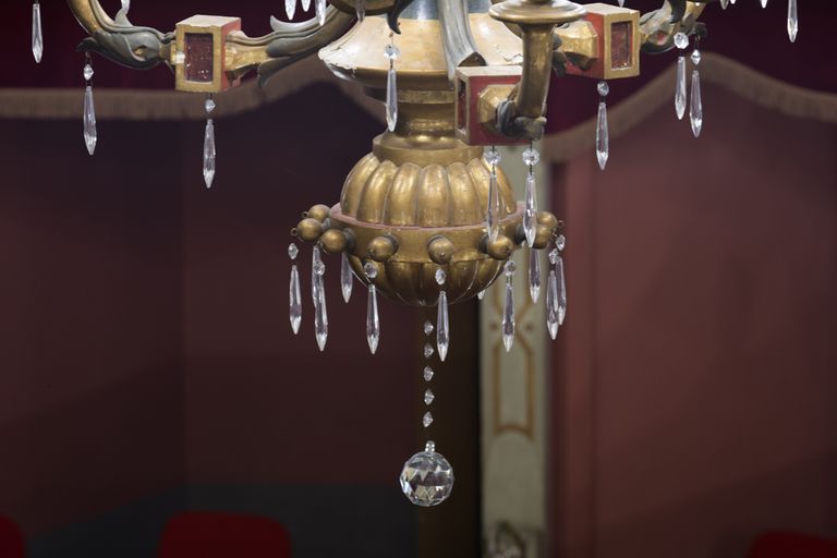 Novellara,Teatro della Rocca "Franco Tagliavini", particolare del lampadario (foto Andrea Scardova, IBC) 2017