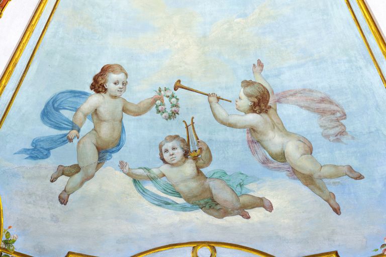 Novellara,Teatro della Rocca "Franco Tagliavini", particolare del velario (foto Andrea Scardova, IBC) 2017