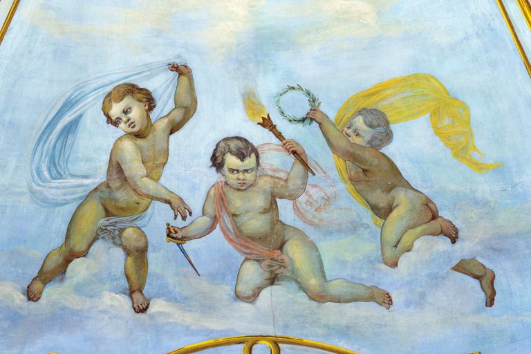 Novellara,Teatro della Rocca "Franco Tagliavini", particolare del velario (foto Andrea Scardova, IBC) 2017