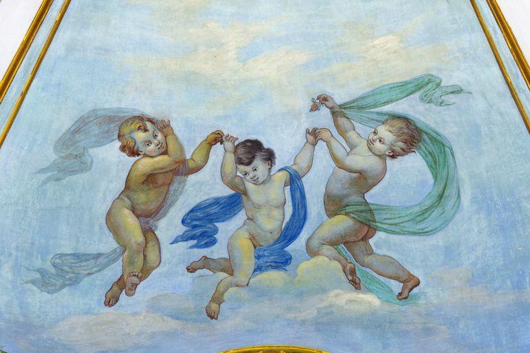 Novellara,Teatro della Rocca "Franco Tagliavini", particolare del velario (foto Andrea Scardova, IBC) 2017