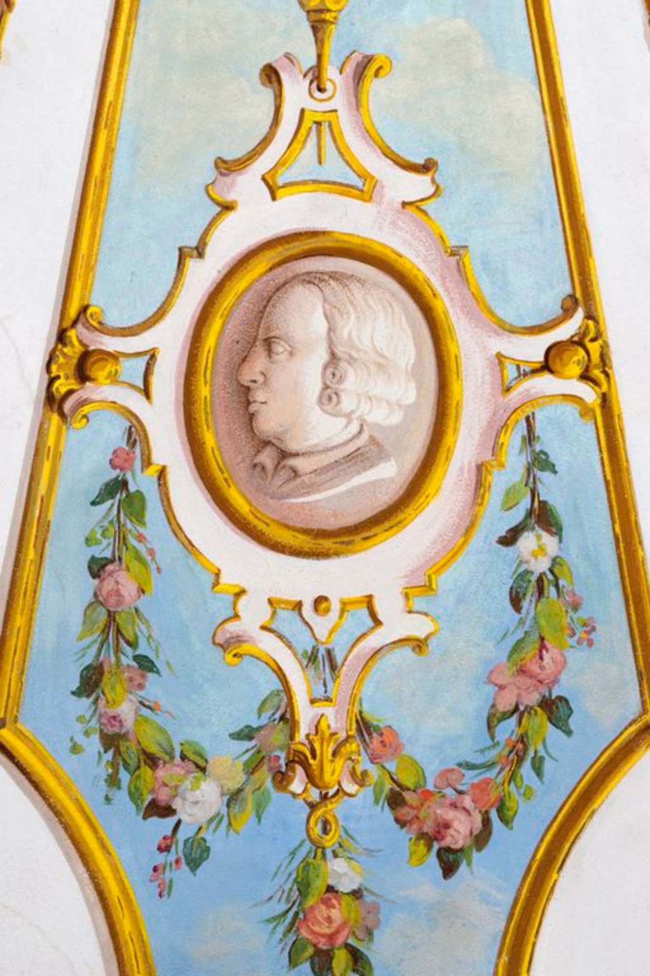 Novellara,Teatro della Rocca "Franco Tagliavini", particolare del velario (foto Andrea Scardova, IBC) 2017