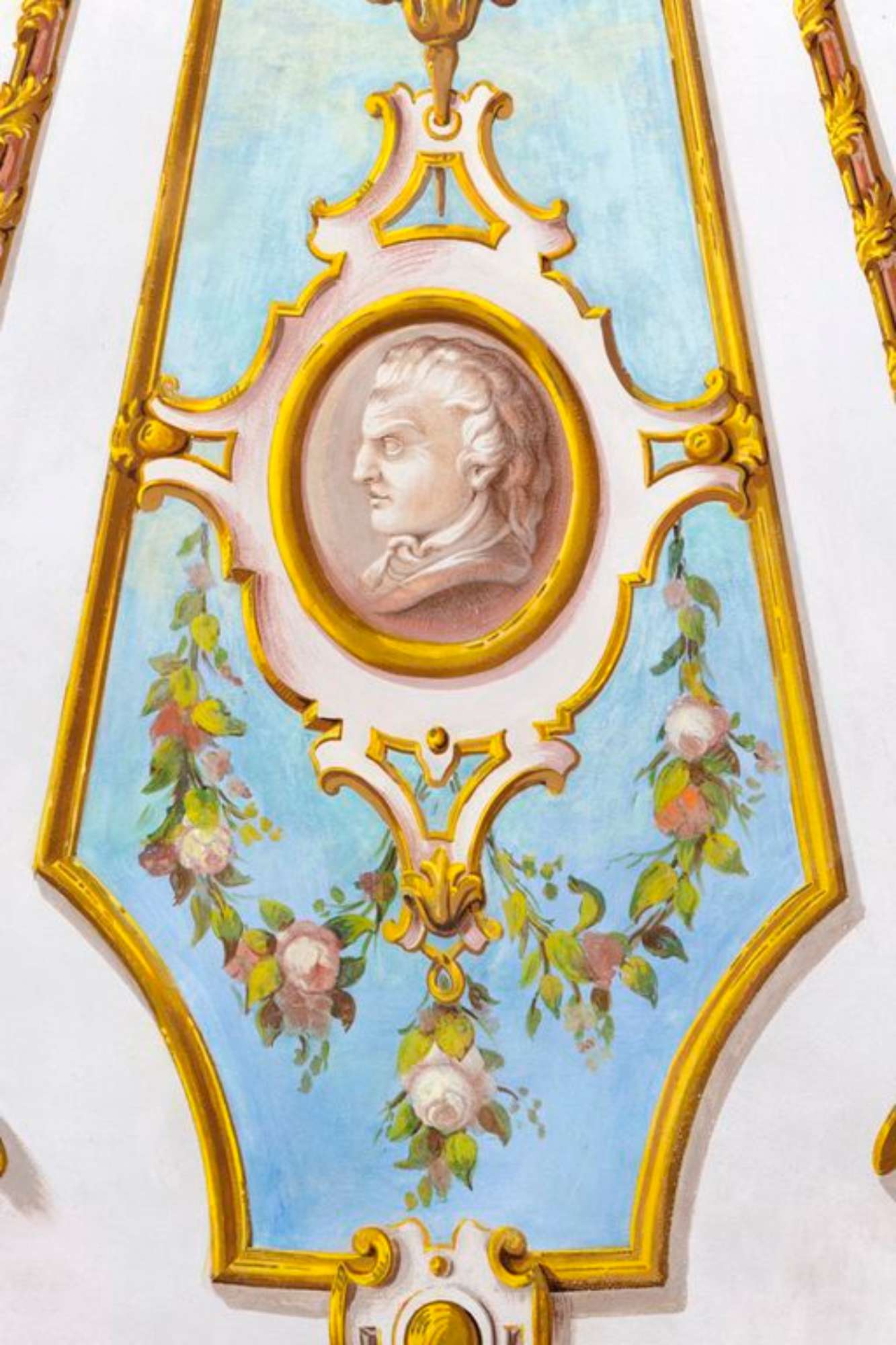 Novellara,Teatro della Rocca "Franco Tagliavini", particolare del velario (foto Andrea Scardova, IBC) 2017