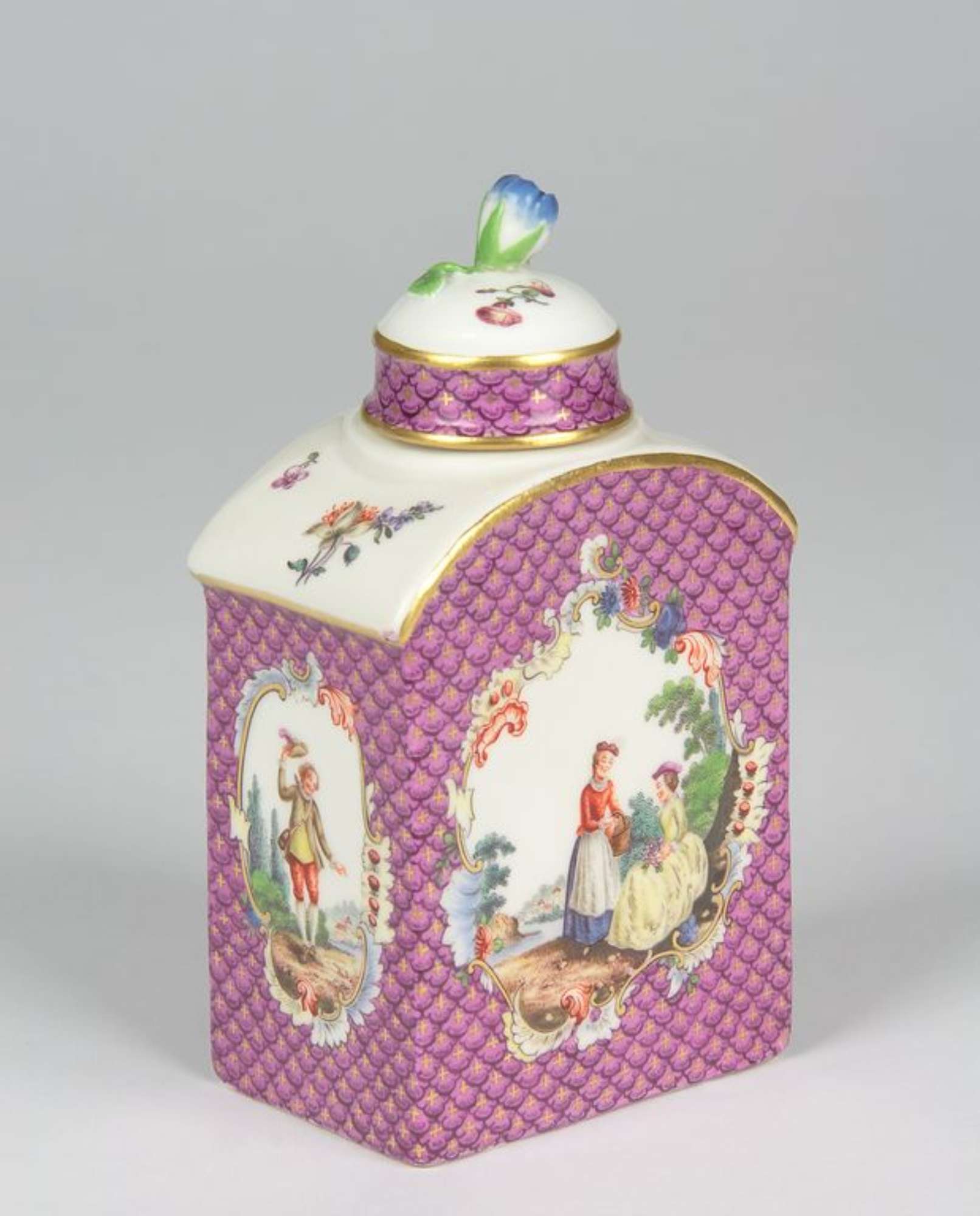 porta tè, manifattura di Meissen, Germania, 1750