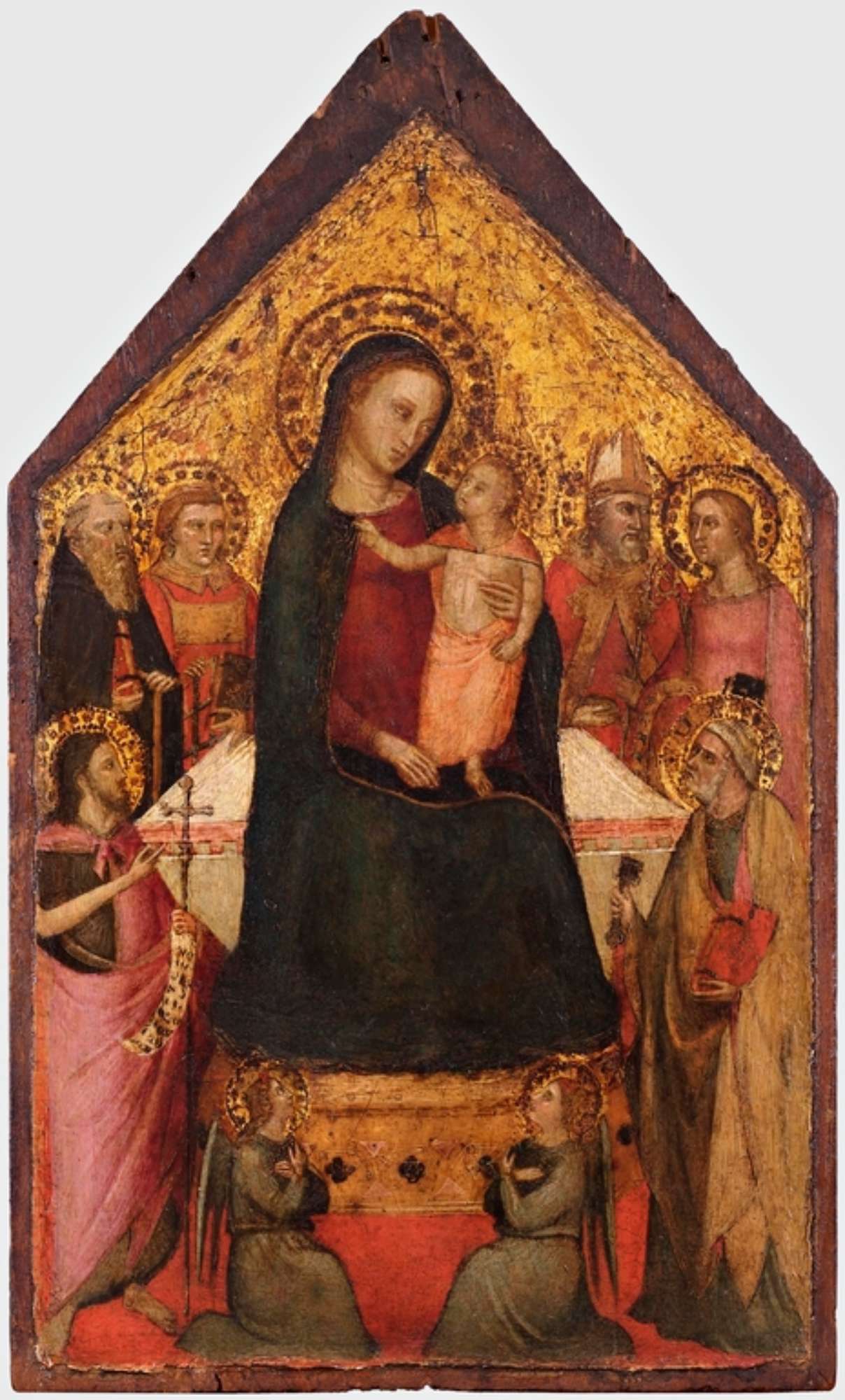 JacopoDi_Cione_Madonna_in_trono_fra_Santi_e_Angeli_Collezione_Rizzi_Vaccari