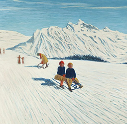 Bambini sulla neve, Papiani Francesco, sec. XX Vai alla scheda